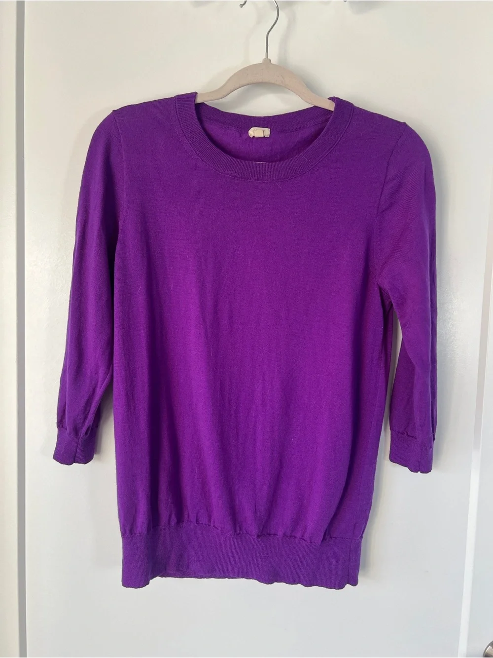 J.Crew Women's Crewneck Sweater, Lightweight & Purple
